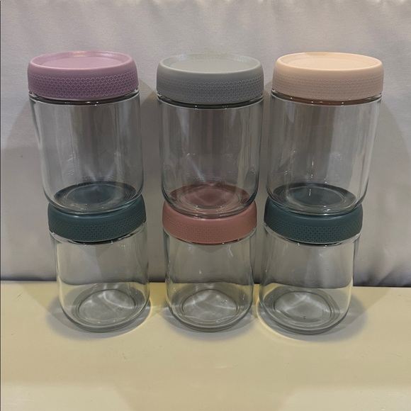 16oz set of 6 glass jars - Picture 2 of 7